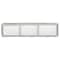 Gaf Master Flow 16 in. x 4 in. Aluminum Under Eave Soffit Vent in Mill EAC16X4 - alternate 2